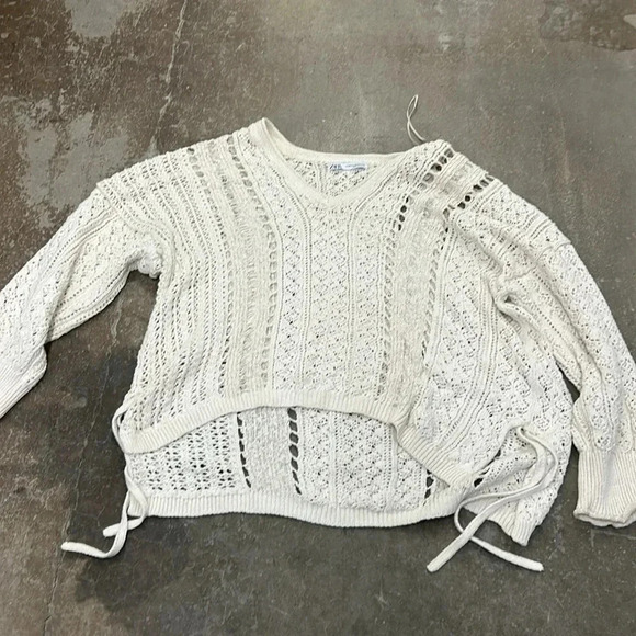Zara oversized crochet sweater - Picture 4 of 9